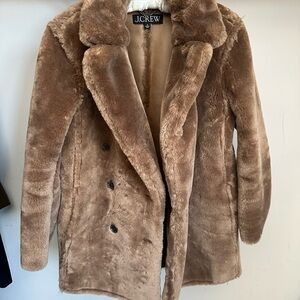 J. Crew Women's Brown Teddy Jacket
